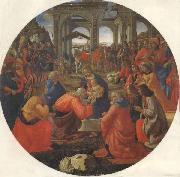 Domenico Ghirlandaio The Adoration of the Magi oil painting artist